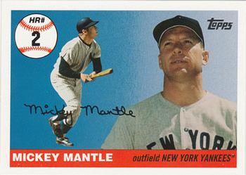 2006 Topps - Mickey Mantle Home Run History #MHR2 Mickey Mantle Front