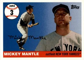 2006 Topps - Mickey Mantle Home Run History #MHR3 Mickey Mantle Front