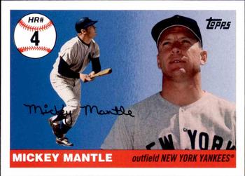 2006 Topps - Mickey Mantle Home Run History #MHR4 Mickey Mantle Front