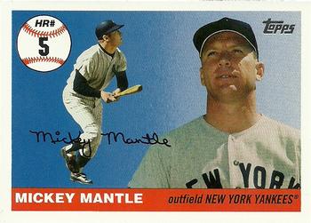 2006 Topps - Mickey Mantle Home Run History #MHR5 Mickey Mantle Front