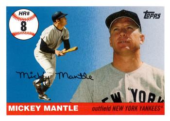 2006 Topps - Mickey Mantle Home Run History #MHR8 Mickey Mantle Front