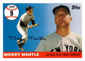 2006 Topps - Mickey Mantle Home Run History #MHR9 Mickey Mantle Front