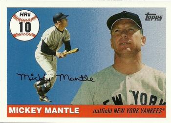 2006 Topps - Mickey Mantle Home Run History #MHR10 Mickey Mantle Front