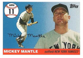 2006 Topps - Mickey Mantle Home Run History #MHR11 Mickey Mantle Front