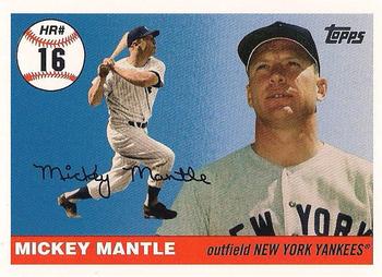 2006 Topps - Mickey Mantle Home Run History #MHR16 Mickey Mantle Front
