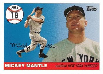 2006 Topps - Mickey Mantle Home Run History #MHR18 Mickey Mantle Front