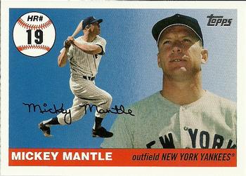 2006 Topps - Mickey Mantle Home Run History #MHR19 Mickey Mantle Front