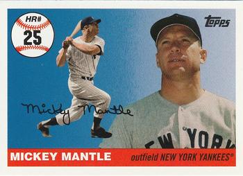 2006 Topps - Mickey Mantle Home Run History #MHR25 Mickey Mantle Front