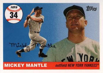 2006 Topps - Mickey Mantle Home Run History #MHR34 Mickey Mantle Front