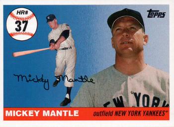 2006 Topps - Mickey Mantle Home Run History #MHR37 Mickey Mantle Front