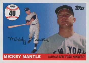 2006 Topps - Mickey Mantle Home Run History #MHR40 Mickey Mantle Front