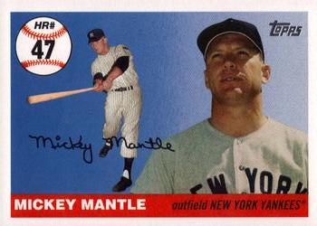 2006 Topps - Mickey Mantle Home Run History #MHR47 Mickey Mantle Front