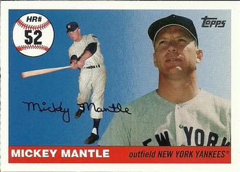 2006 Topps - Mickey Mantle Home Run History #MHR52 Mickey Mantle Front