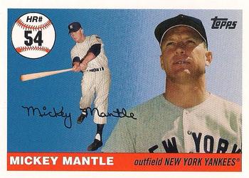 2006 Topps - Mickey Mantle Home Run History #MHR54 Mickey Mantle Front