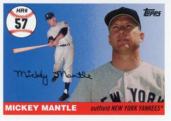 2006 Topps - Mickey Mantle Home Run History #MHR57 Mickey Mantle Front