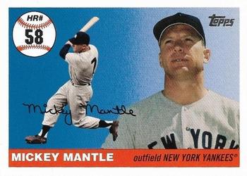 2006 Topps - Mickey Mantle Home Run History #MHR58 Mickey Mantle Front