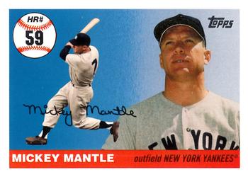 2006 Topps - Mickey Mantle Home Run History #MHR59 Mickey Mantle Front