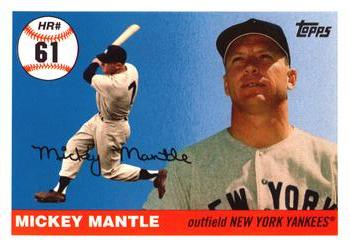 2006 Topps - Mickey Mantle Home Run History #MHR61 Mickey Mantle Front