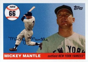2006 Topps - Mickey Mantle Home Run History #MHR66 Mickey Mantle Front