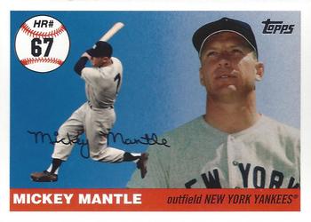 2006 Topps - Mickey Mantle Home Run History #MHR67 Mickey Mantle Front