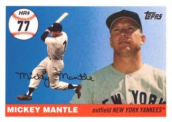 2006 Topps - Mickey Mantle Home Run History #MHR77 Mickey Mantle Front