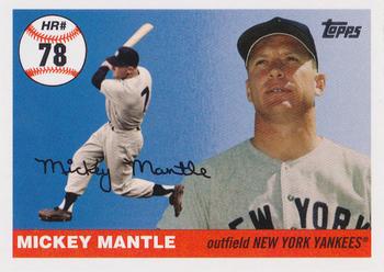2006 Topps - Mickey Mantle Home Run History #MHR78 Mickey Mantle Front