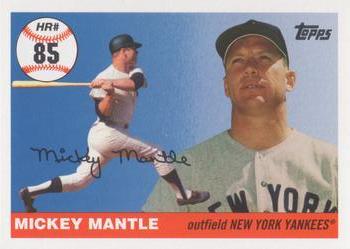 2006 Topps - Mickey Mantle Home Run History #MHR85 Mickey Mantle Front