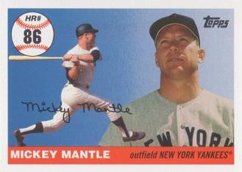 2006 Topps - Mickey Mantle Home Run History #MHR86 Mickey Mantle Front