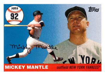 2006 Topps - Mickey Mantle Home Run History #MHR92 Mickey Mantle Front