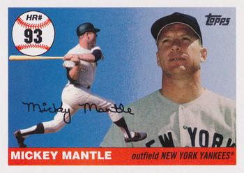 2006 Topps - Mickey Mantle Home Run History #MHR93 Mickey Mantle Front
