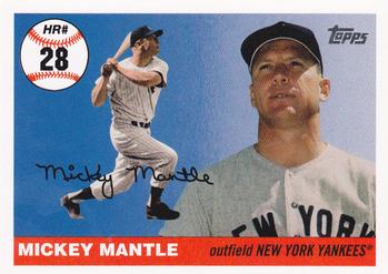 2006 Topps - Mickey Mantle Home Run History #MHR28 Mickey Mantle Front