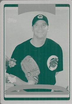 2006 Topps - Printing Plates Cyan #319 Rich Hill Front