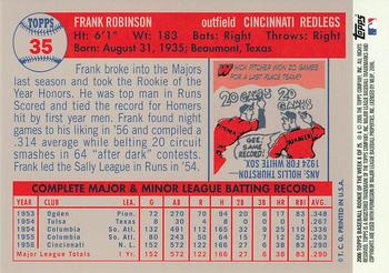 2006 Topps - Rookie of the Week #8 Frank Robinson Back