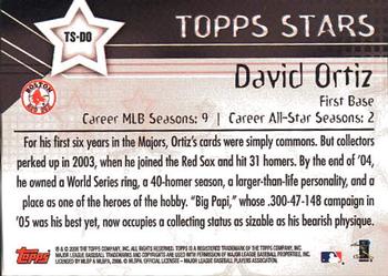 2006 Topps - Topps Stars #TS-DO David Ortiz Back