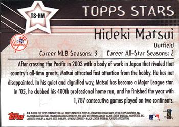 2006 Topps - Topps Stars #TS-HM Hideki Matsui Back