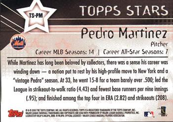 2006 Topps - Topps Stars #TS-PM Pedro Martinez Back