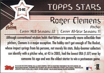 2006 Topps - Topps Stars #TS-RC Roger Clemens Back