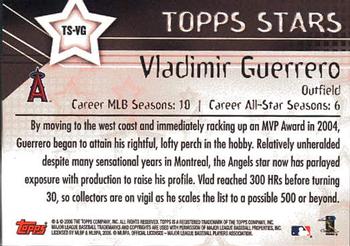 2006 Topps - Topps Stars #TS-VG Vladimir Guerrero Back