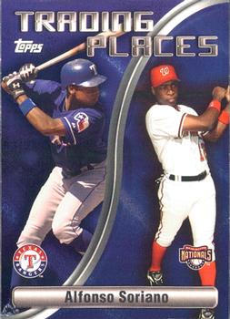 2006 Topps - Trading Places #TP-AS Alfonso Soriano Front