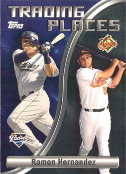 2006 Topps - Trading Places #TP-RH Ramon Hernandez Front