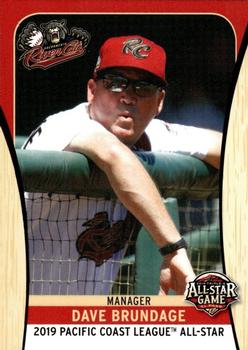 2019 Choice Pacific Coast League All-Stars #1 Dave Brundage Front