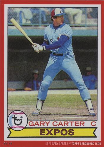 2015 Topps Cardboard Icons Gary Carter 5x7 - Red 5x7 #520 Gary Carter Front