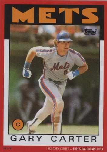 2015 Topps Cardboard Icons Gary Carter 5x7 - Red 5x7 #170 Gary Carter Front