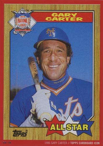 2015 Topps Cardboard Icons Gary Carter 5x7 - Red 5x7 #602 Gary Carter Front