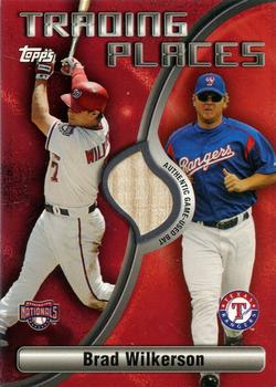 2006 Topps - Trading Places Relics #TPR-BW2 Brad Wilkerson Front