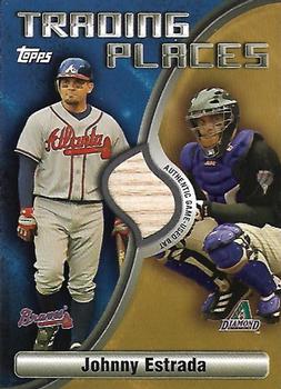 2006 Topps - Trading Places Relics #TPR-JE Johnny Estrada Front
