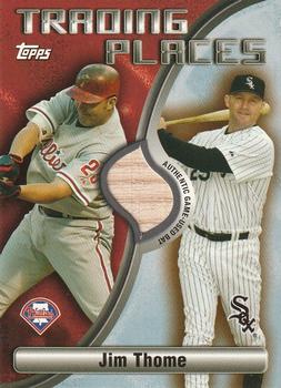 2006 Topps - Trading Places Relics #TPR-JT Jim Thome Front