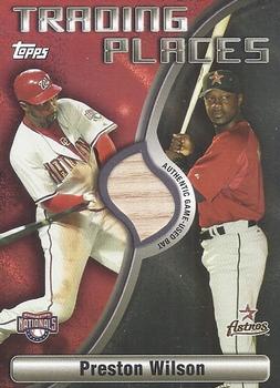2006 Topps - Trading Places Relics #TPR-PW Preston Wilson Front