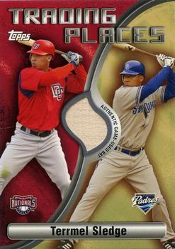 2006 Topps - Trading Places Relics #TPR-TS Terrmel Sledge Front
