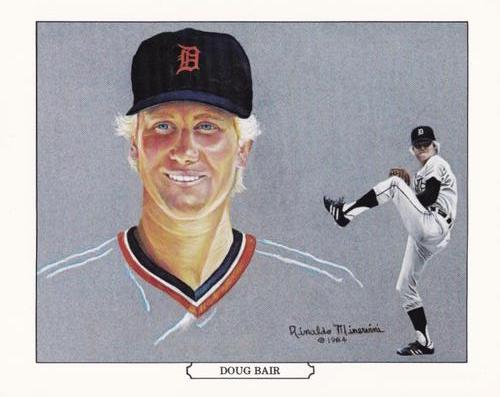 1984 Batter-up Detroit Tigers Postcards #NNO Doug Bair Front